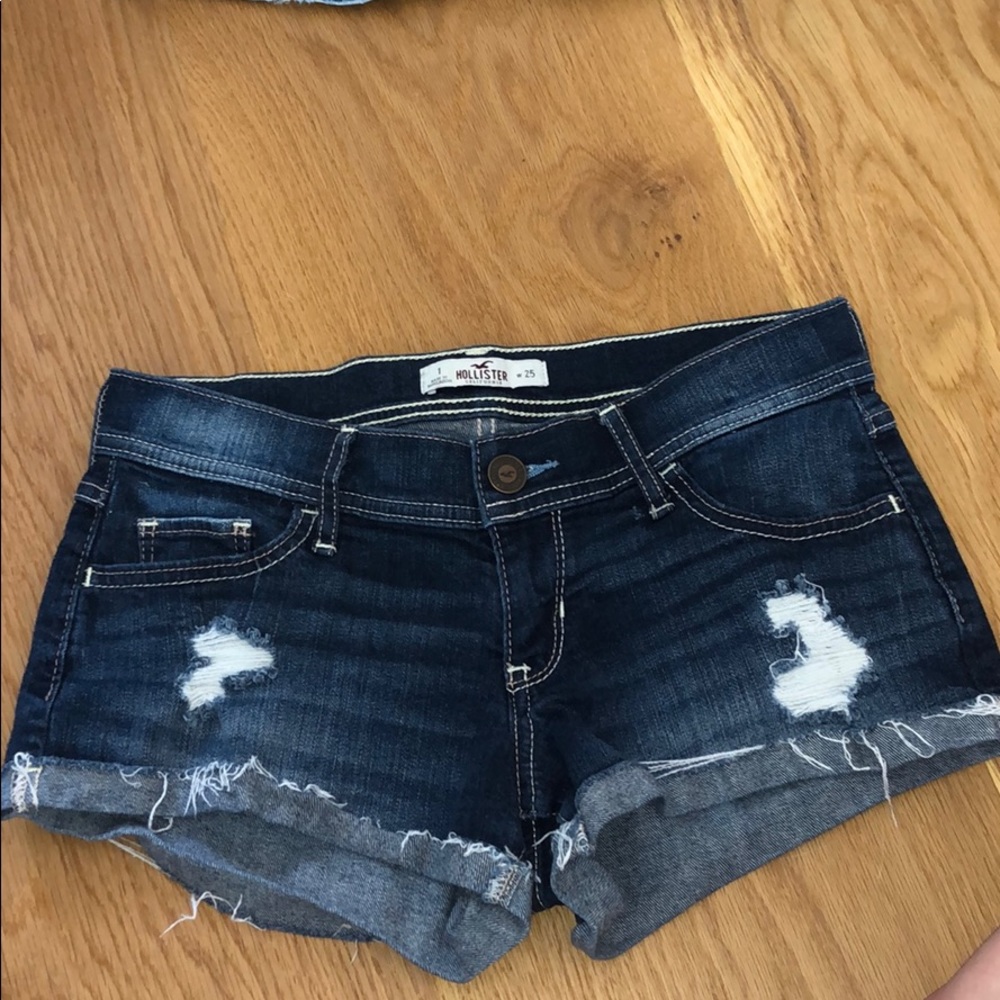 Hollister jean shorts
